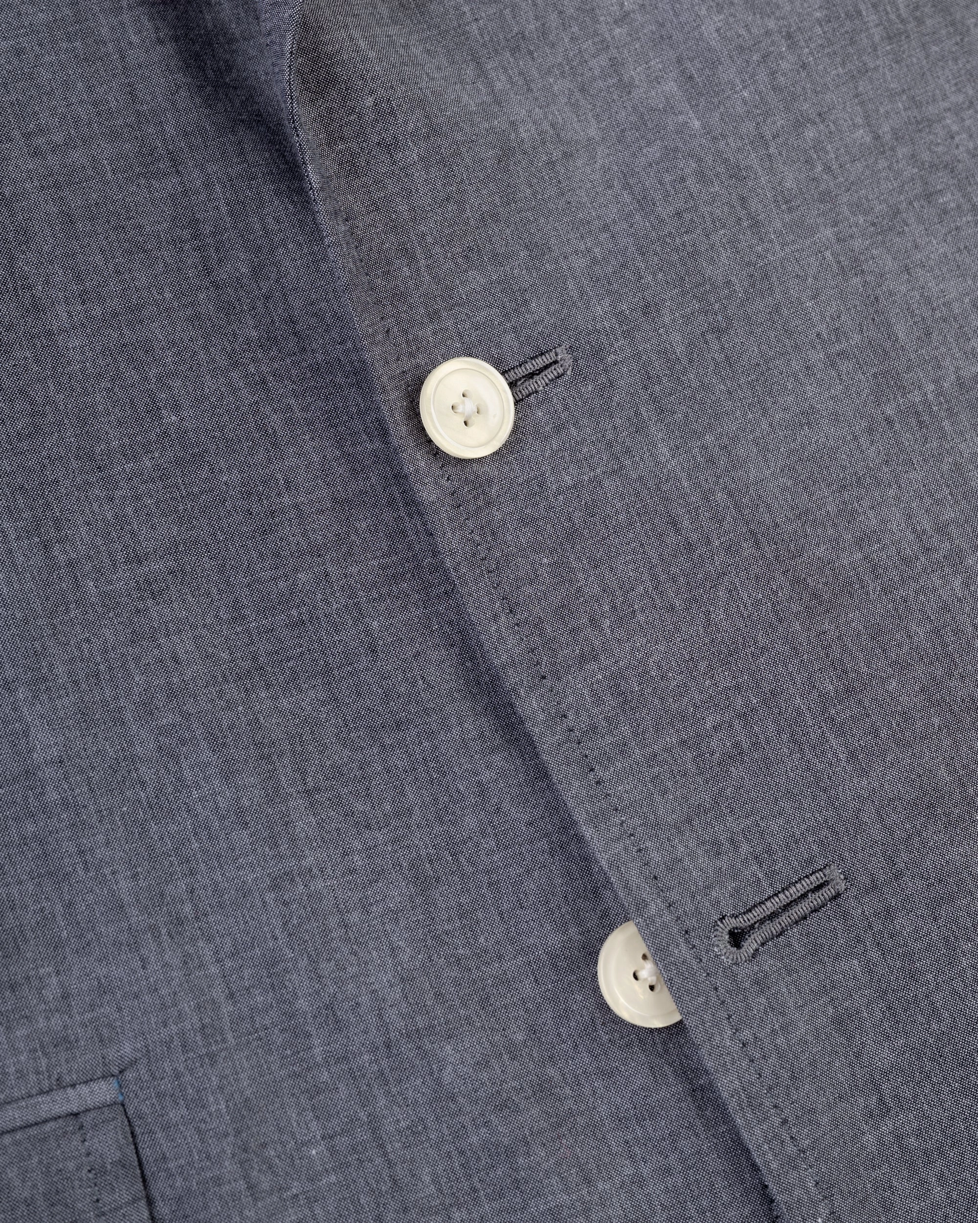 Adaptive Fit Technology Tailored Craft Made-in-Canada Solid Navy Cotton Chambray Sport Coat