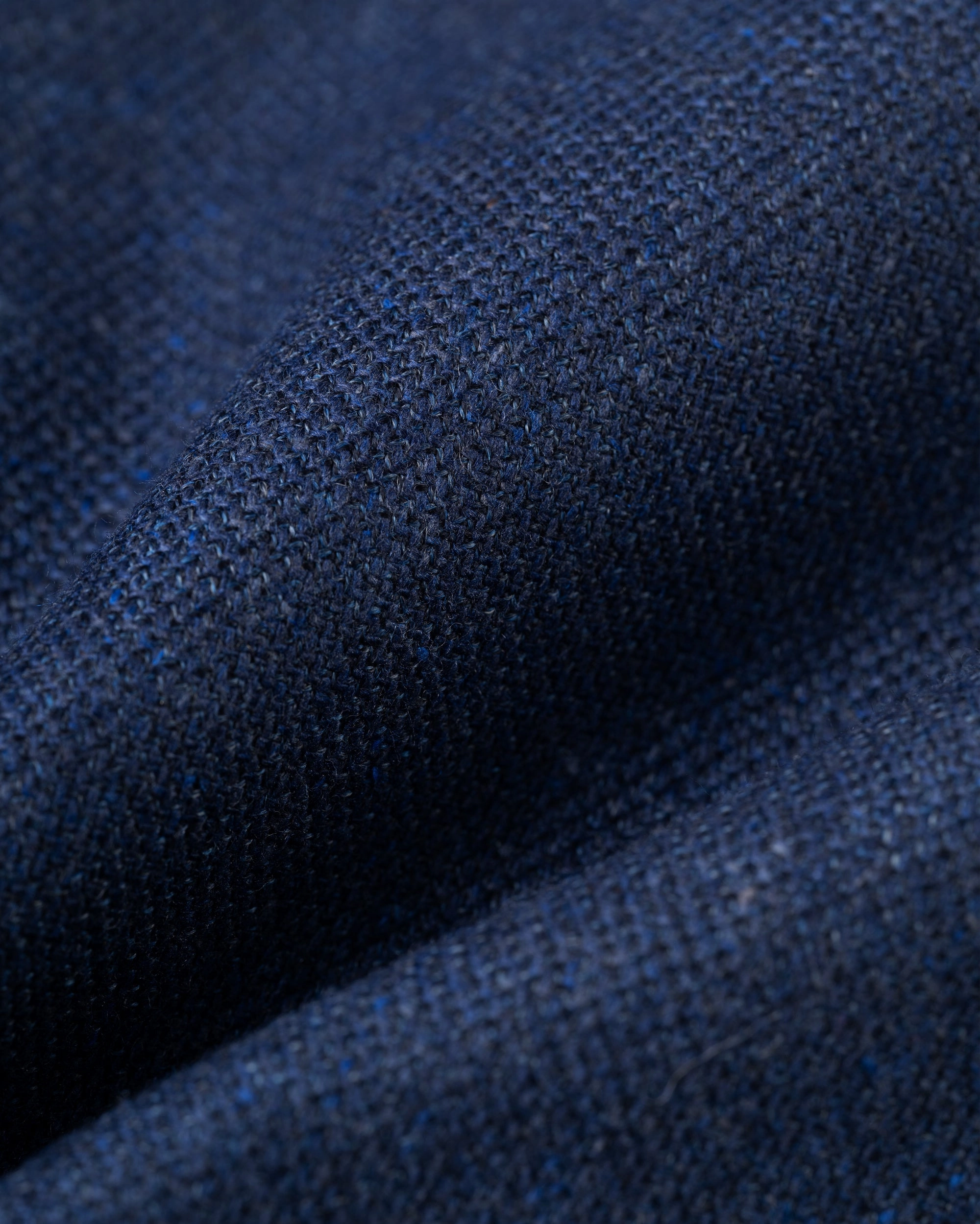 Sleek Office Style Made-in-Canada Solid Solid Medium Blue Wool Sport Coat