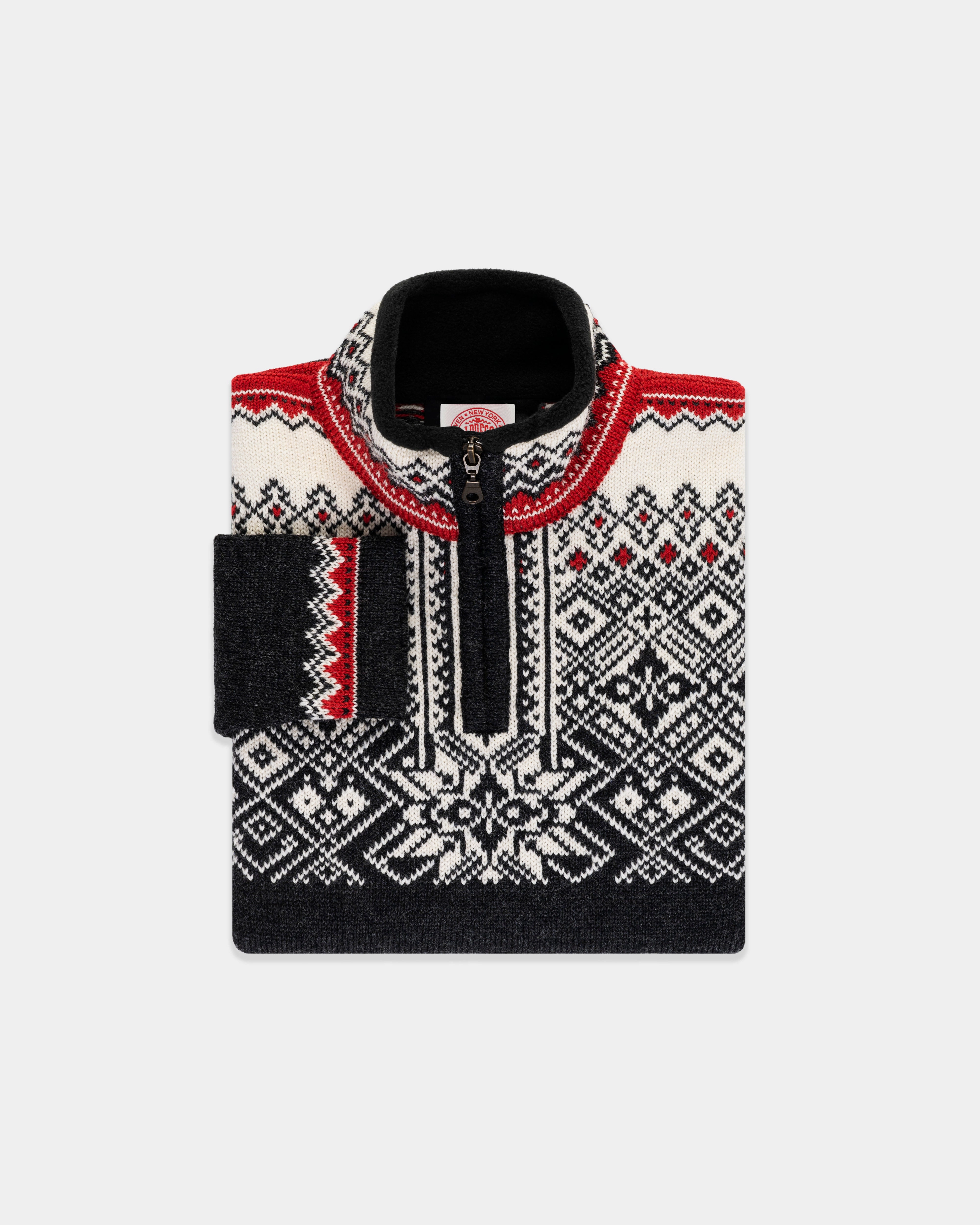 Made-in-Norway Quarter-zip Alpine Sweater Soft Layering