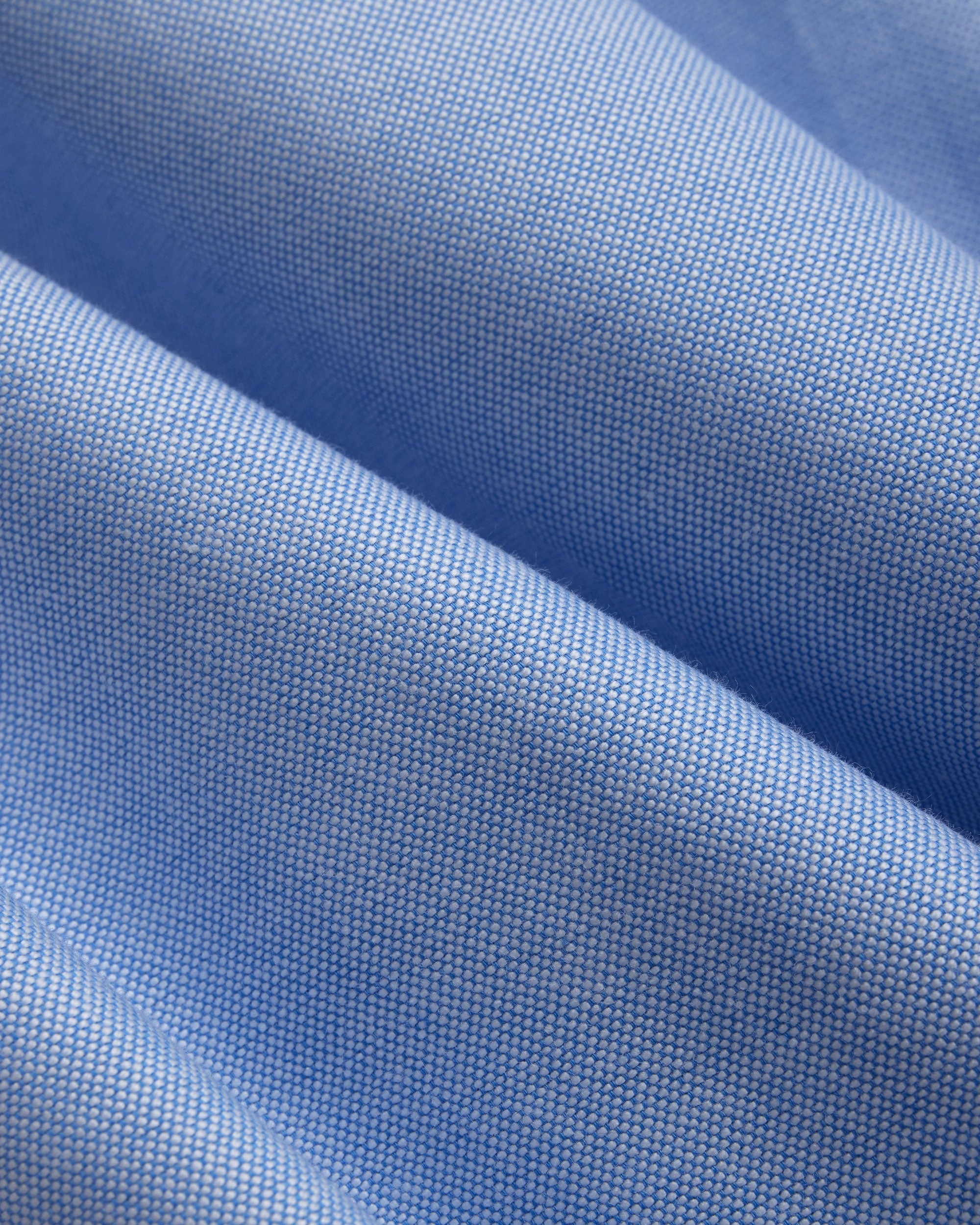 Layered Sleeve Cuffs Made-in-USA Blue Oxford Cloth Button Down Shirt  - Regular Fit