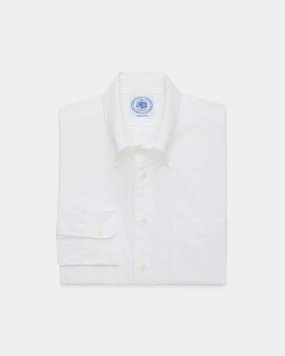 Minimalist Design ethical fashion Made-in-USA Broadcloth Button-Down Shirt - Classic Fit