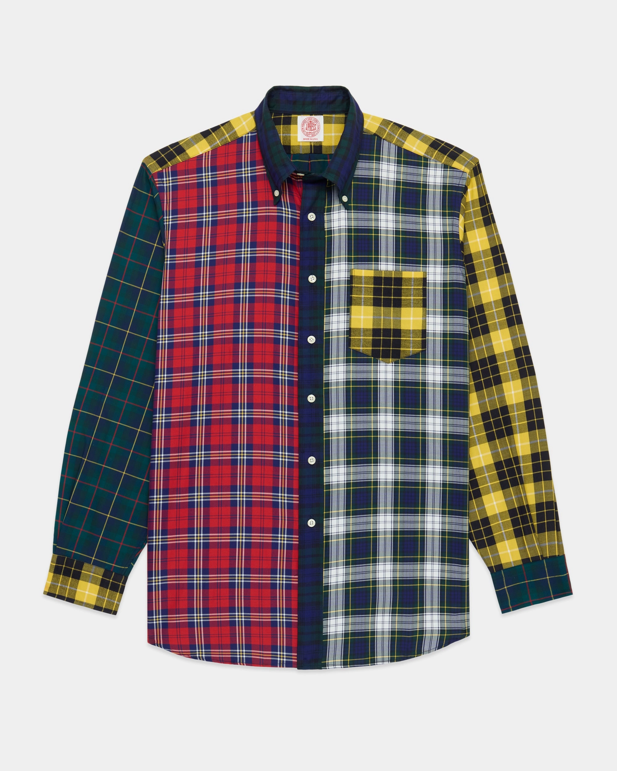 Traveler??s Choice Reinforced Hems Made-in-USA Flannel Tartan Fun Shirt