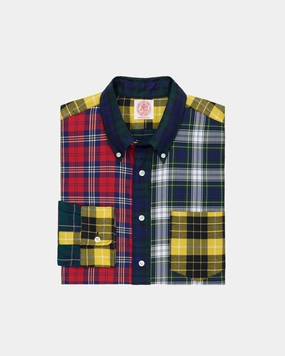 Made-in-USA Flannel Tartan Fun Shirt Workwear Approved Waffle Weave