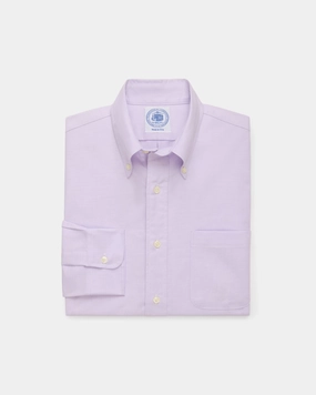 Made-in-USA Purple Oxford Cloth Button Down Shirt  - Classic Fit slim fit Casual Comfort