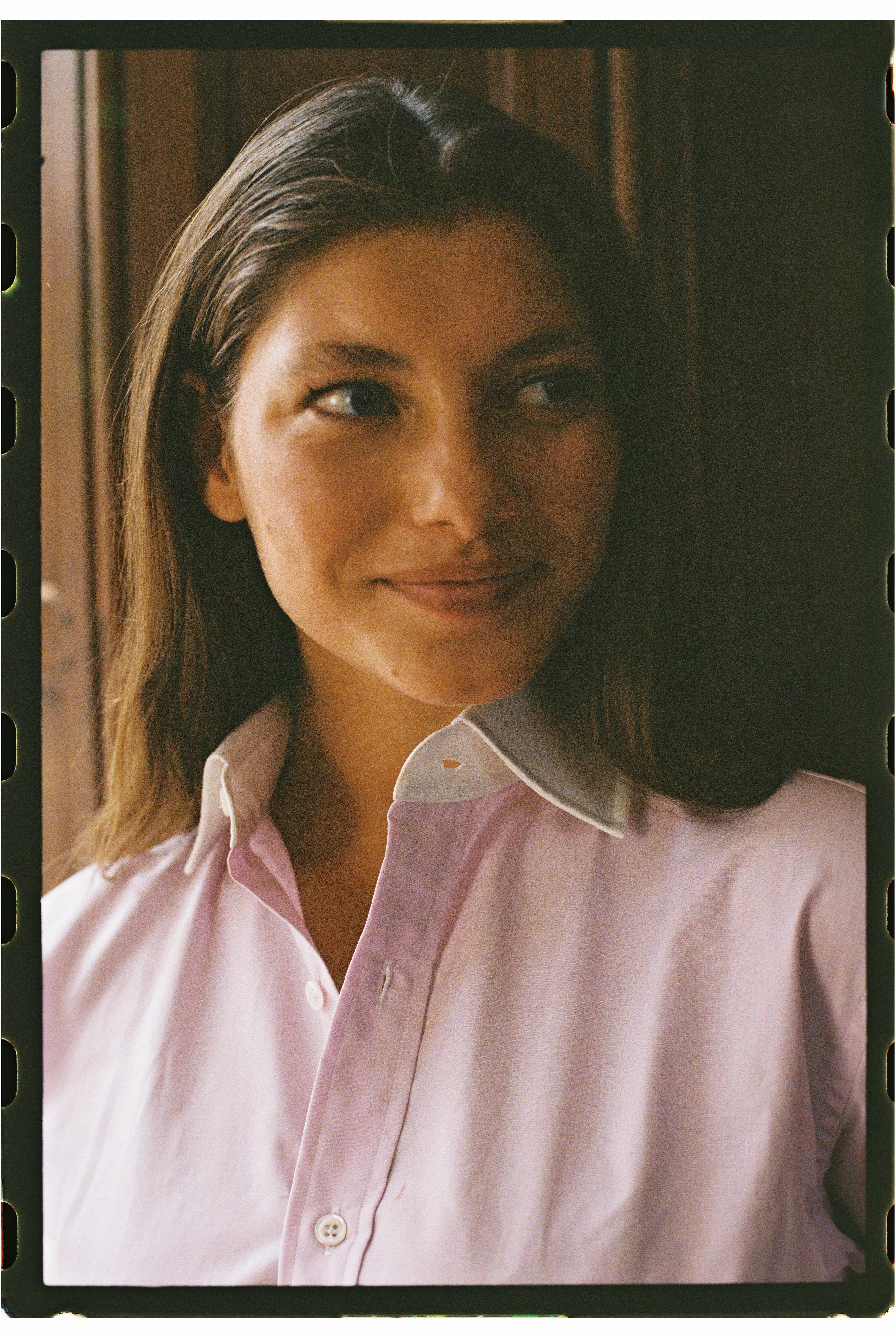 Made-in-USA Thomas Mason Pink Contrast Collar French Cuff Dress Shirt - Regular Fit Cocktail Event Seamless Sides