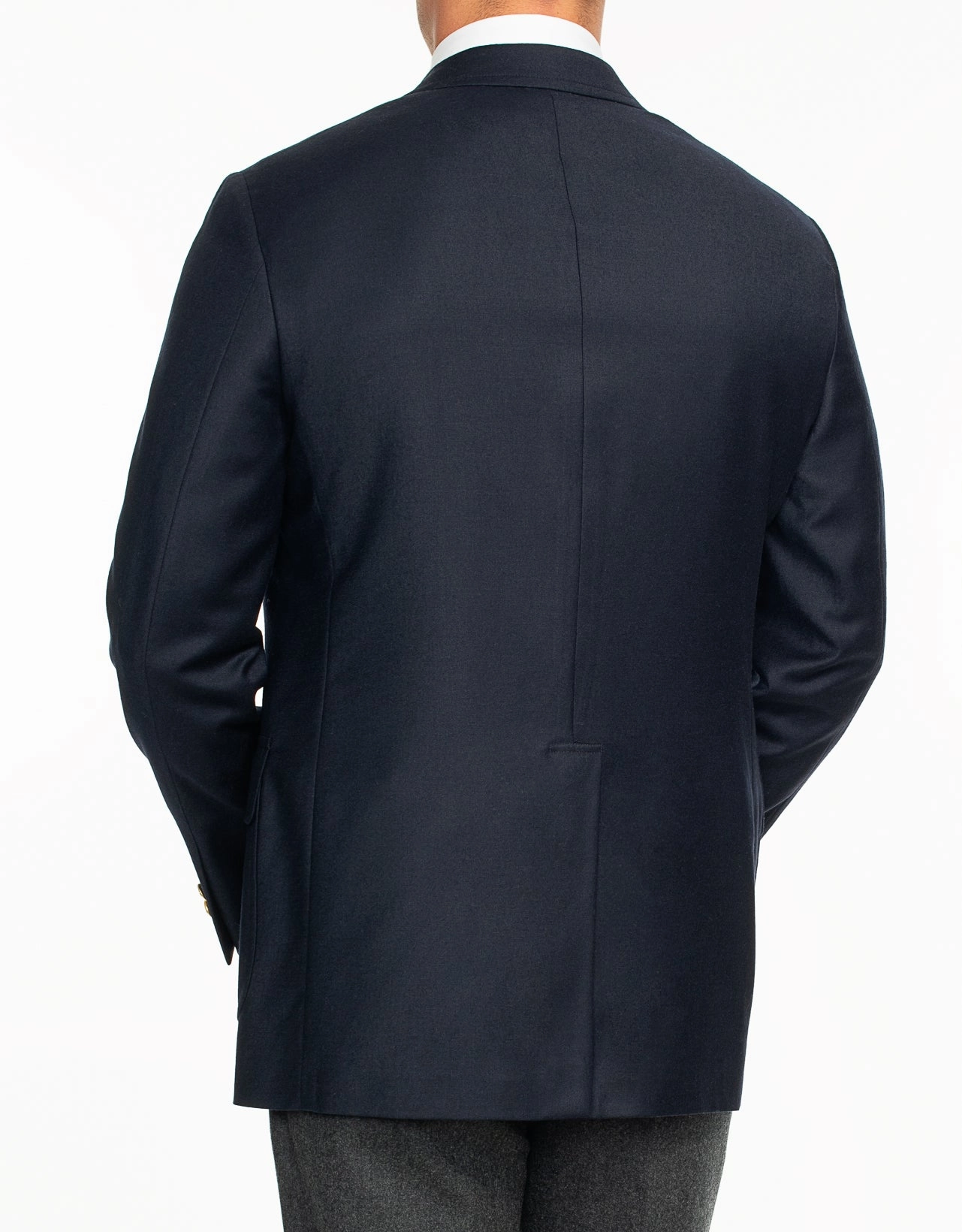 Made-in-USA Wool Doeskin Blazer Business Attire Wear