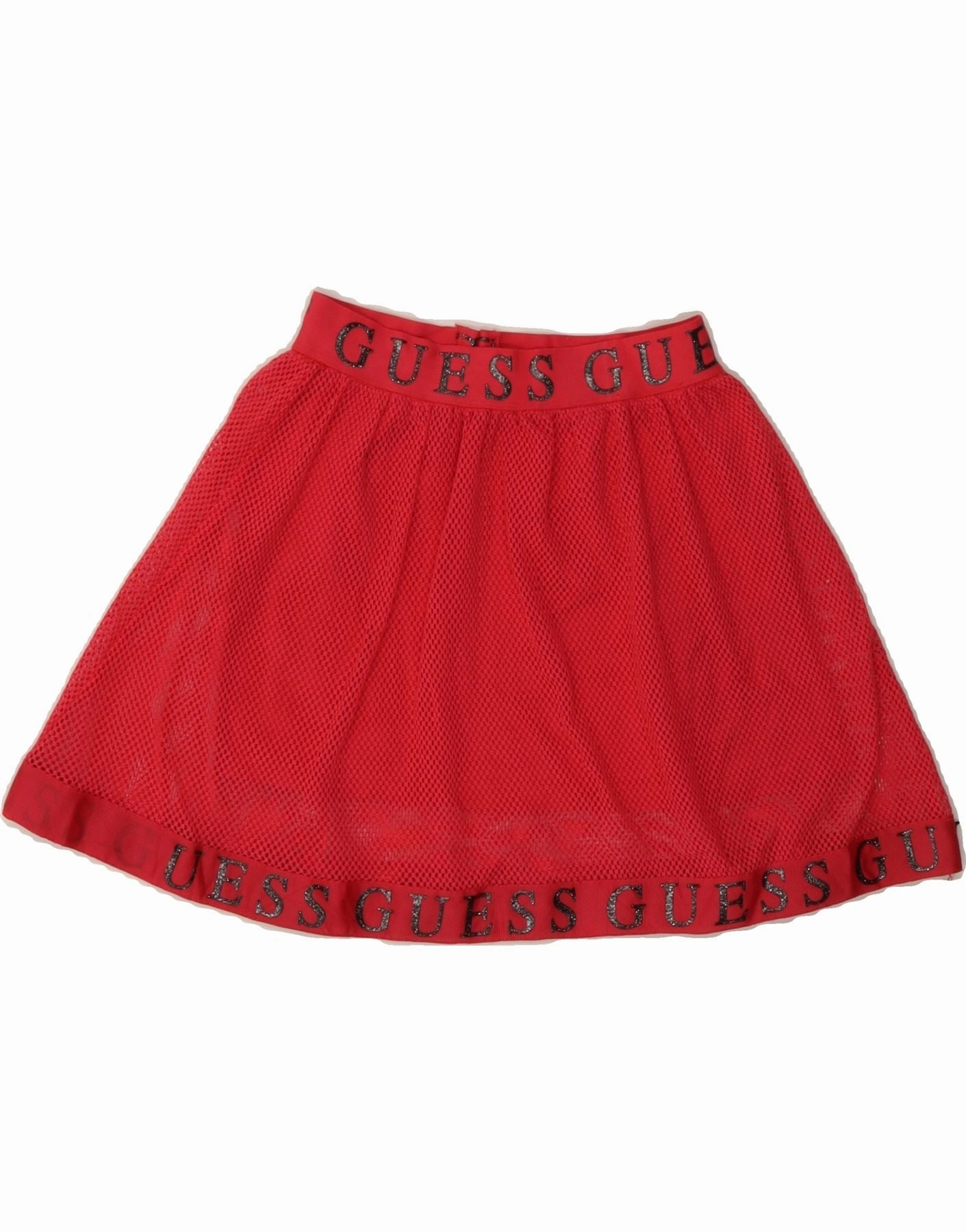 GUESS Girls Graphic A-Line Skirt 2-3 Years W20  Red Cotton Bohemian-Style Live Soft