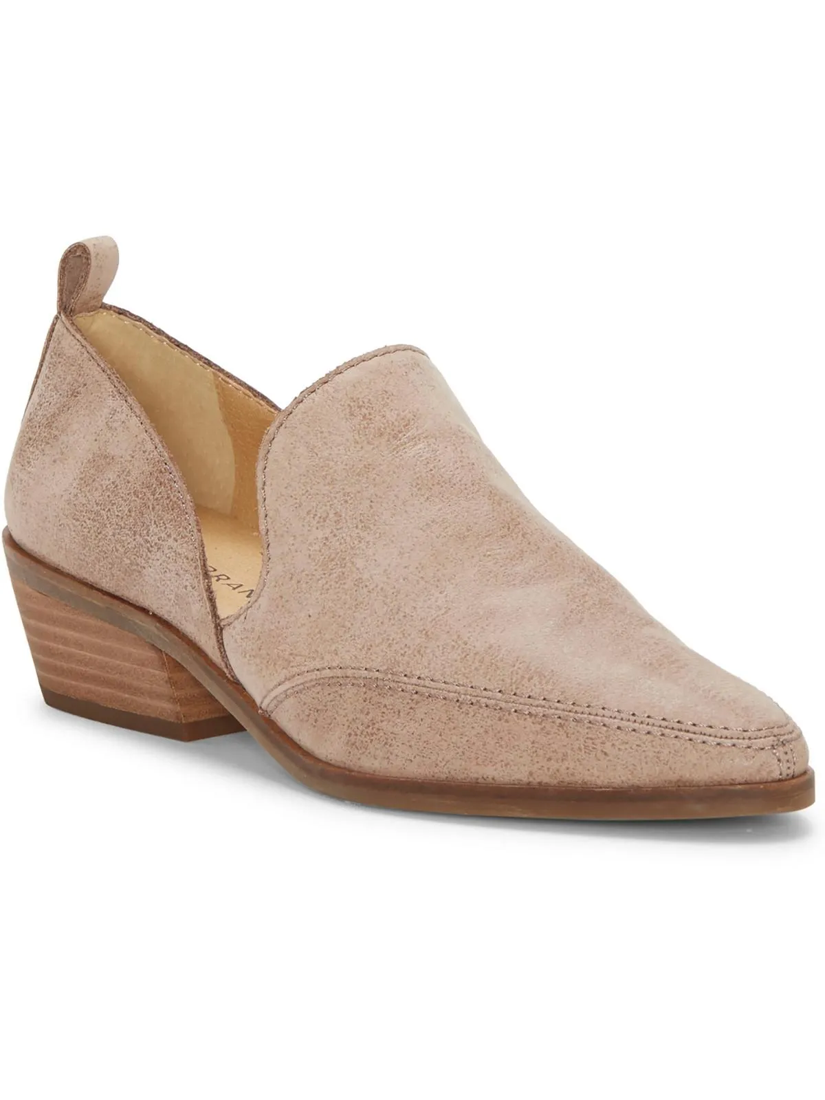 Trend Breeze Mahzan Womens Comfort Insole Slip On Loafer Heels