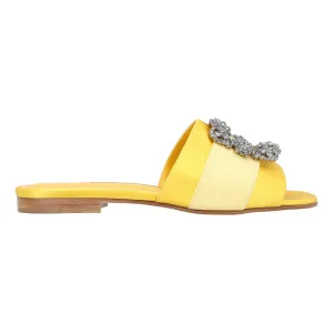 Urban Ready Casual Movement Manolo Blahnik Martamod Flat Yellow