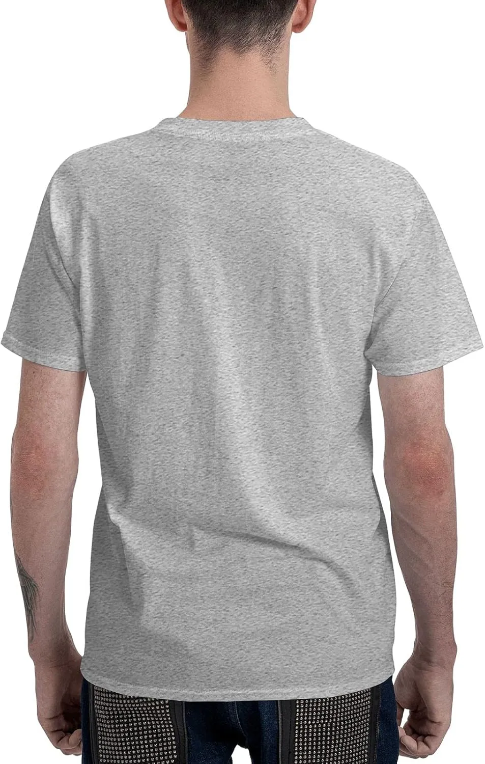 Mans T Shirts Comfy Short Sleeve Outdoor Running Crewneck Black T-Shirts