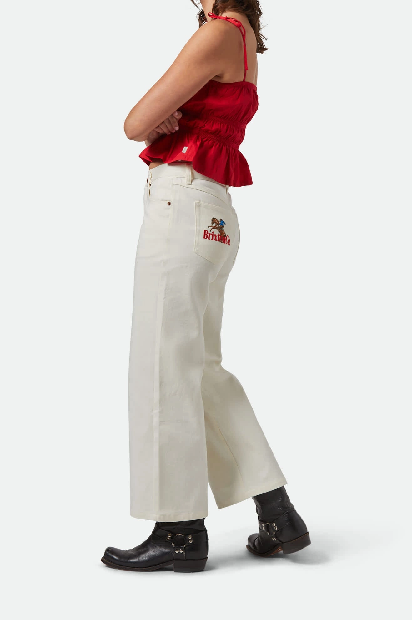 All Use Urban Cool Margo Cropped 5-Pocket Pant - Off White