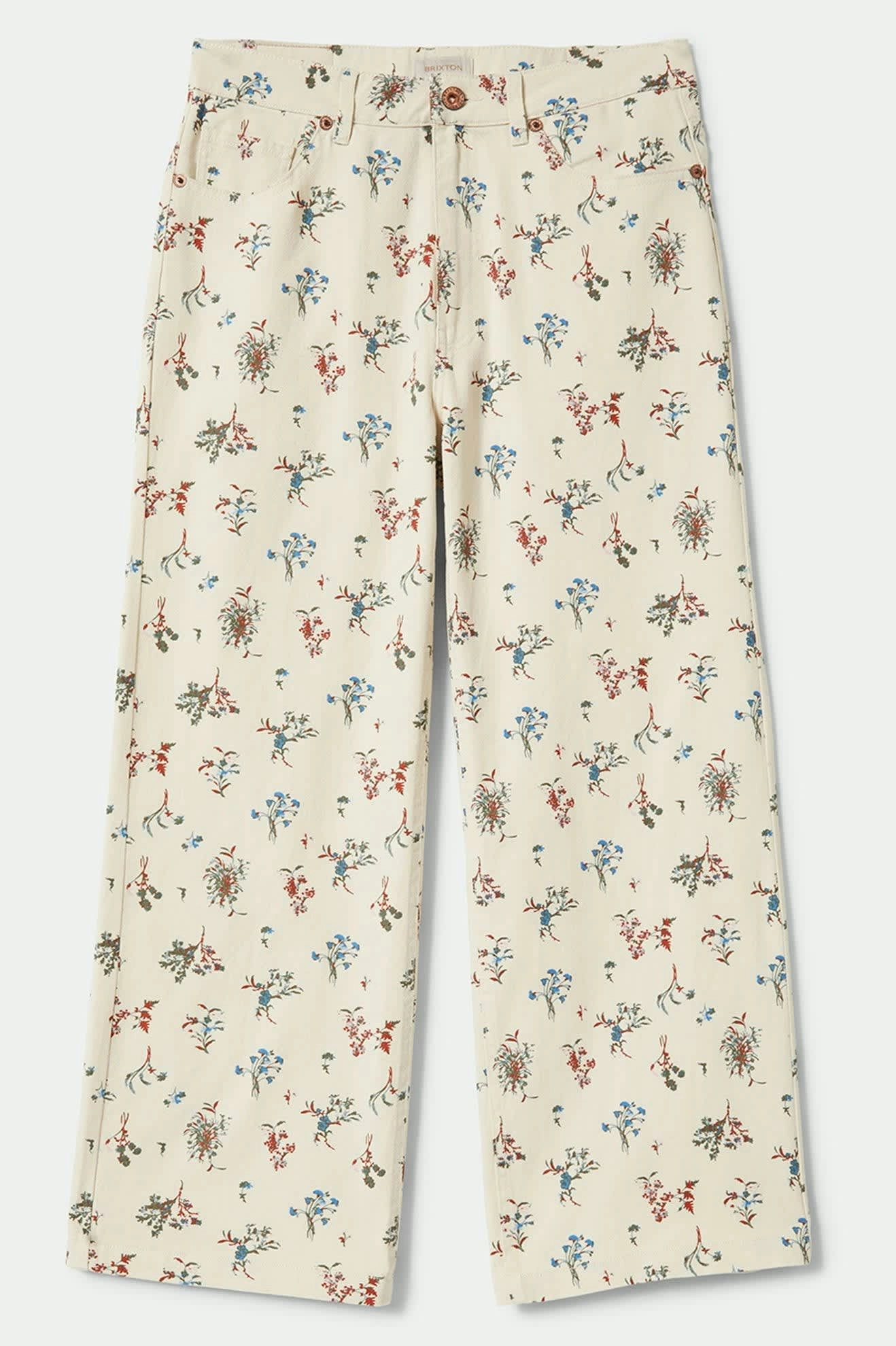 Margo Cropped 5-Pocket Pant - Whitecap Breathable mesh
