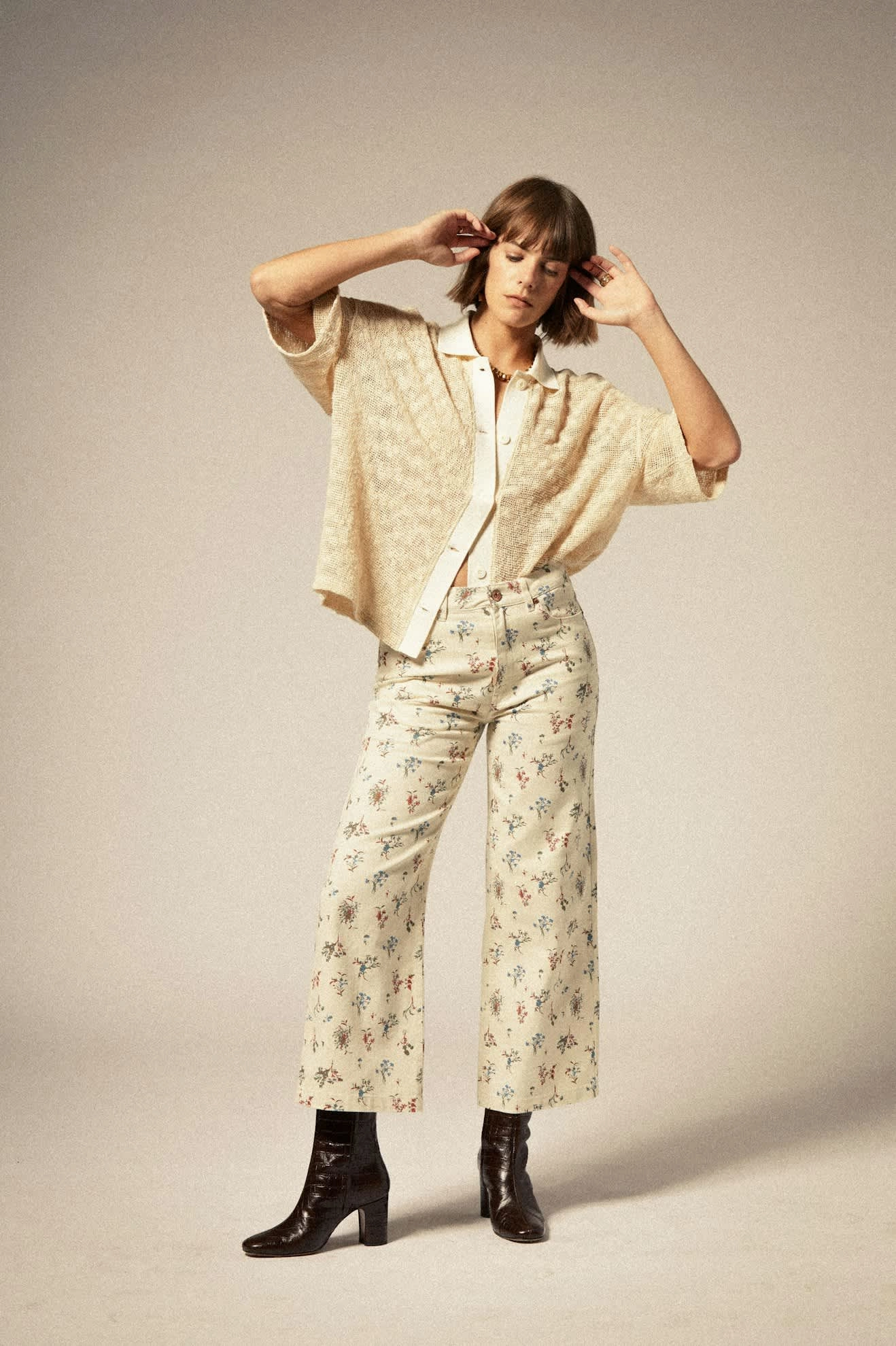 LightweightInsulation snag resistant Margo Cropped 5-Pocket Pant - Whitecap