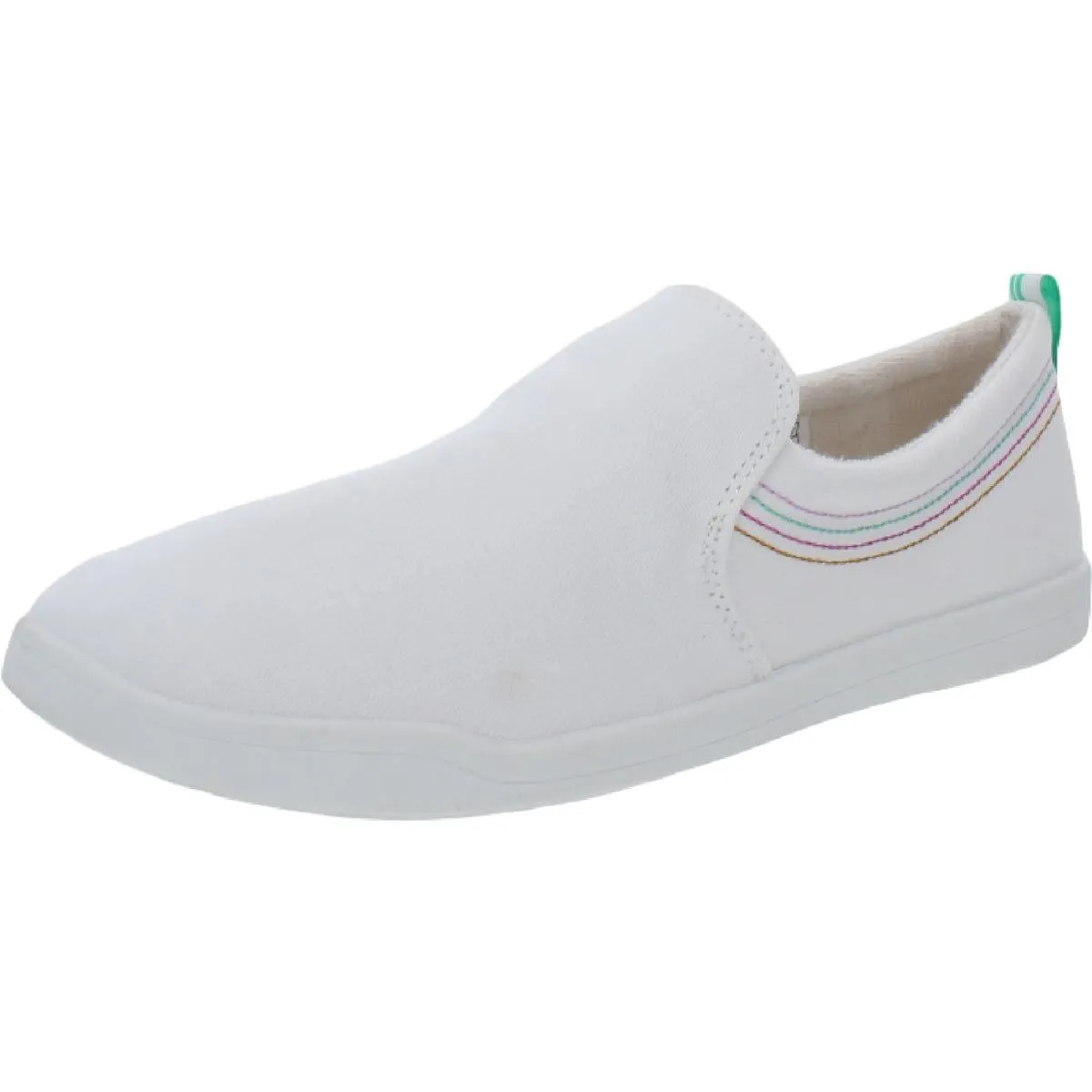Step Light Marshall Womens Canvas Laceless Slip-On Sneakers
