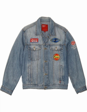 Account MASH Boys Denim Jacket 13-14 Years Blue Cotton