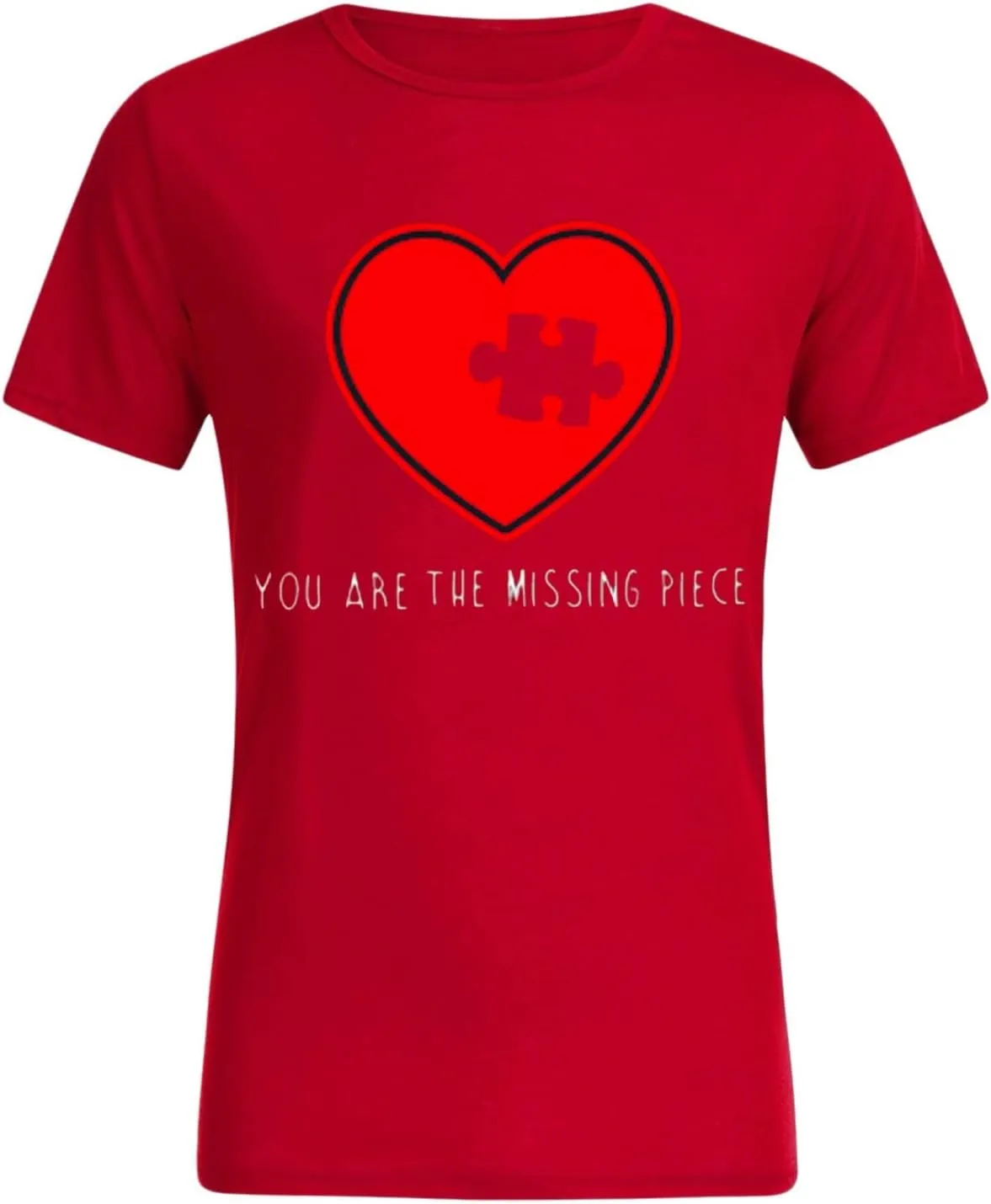 Matching T Shirts for Couples LO VE Print Short Sleeve Tops Blouse Matching Couple Set Outfits His & Hers T-Shirts