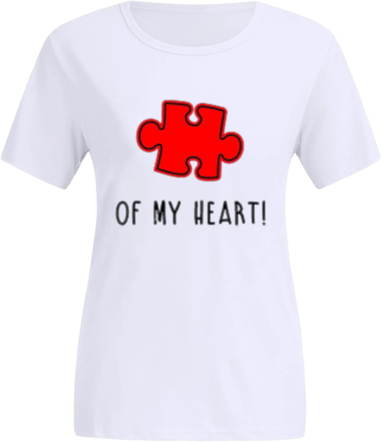 Matching T Shirts for Couples LO VE Print Short Sleeve Tops Blouse Matching Couple Set Outfits His & Hers T-Shirts