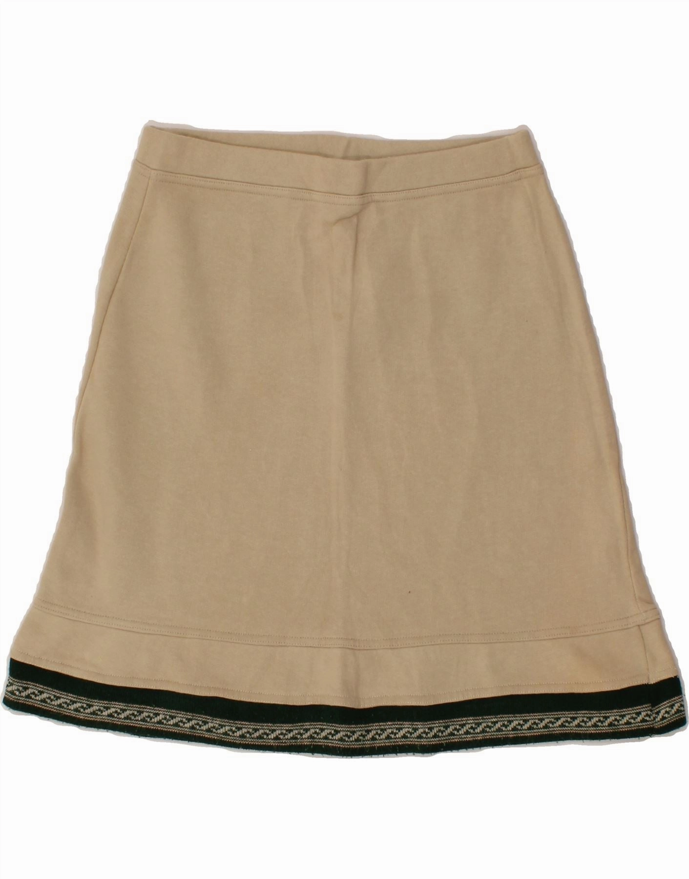 Sunny Lace Stain-Guard-Finish FEVER Girls A-Line Skirt 14-15 Years XL Beige Cotton