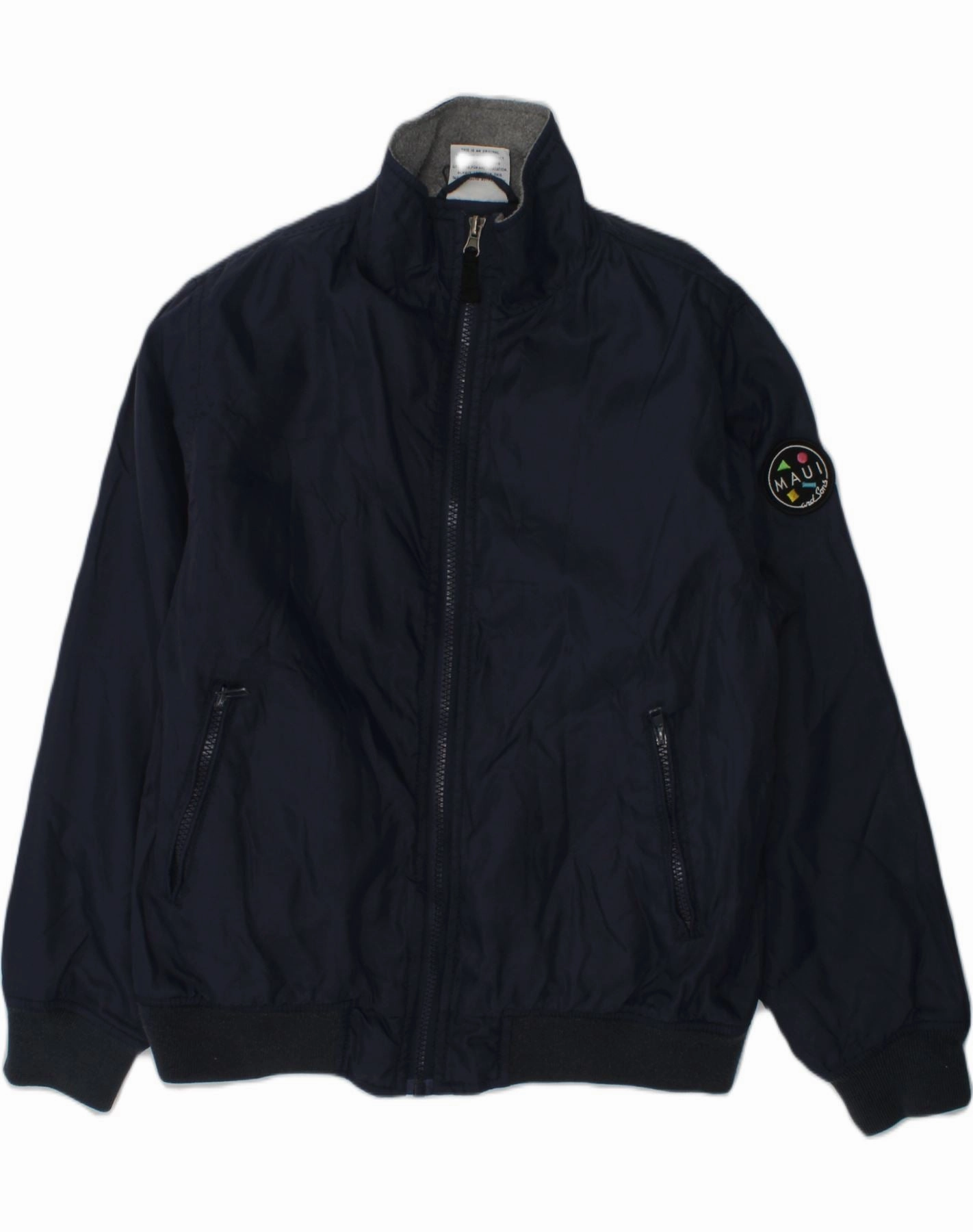 Seamless construction mid-length MAUI AND SONS Boys Bomber Jacket 11-12 Years Navy Blue Polyamide