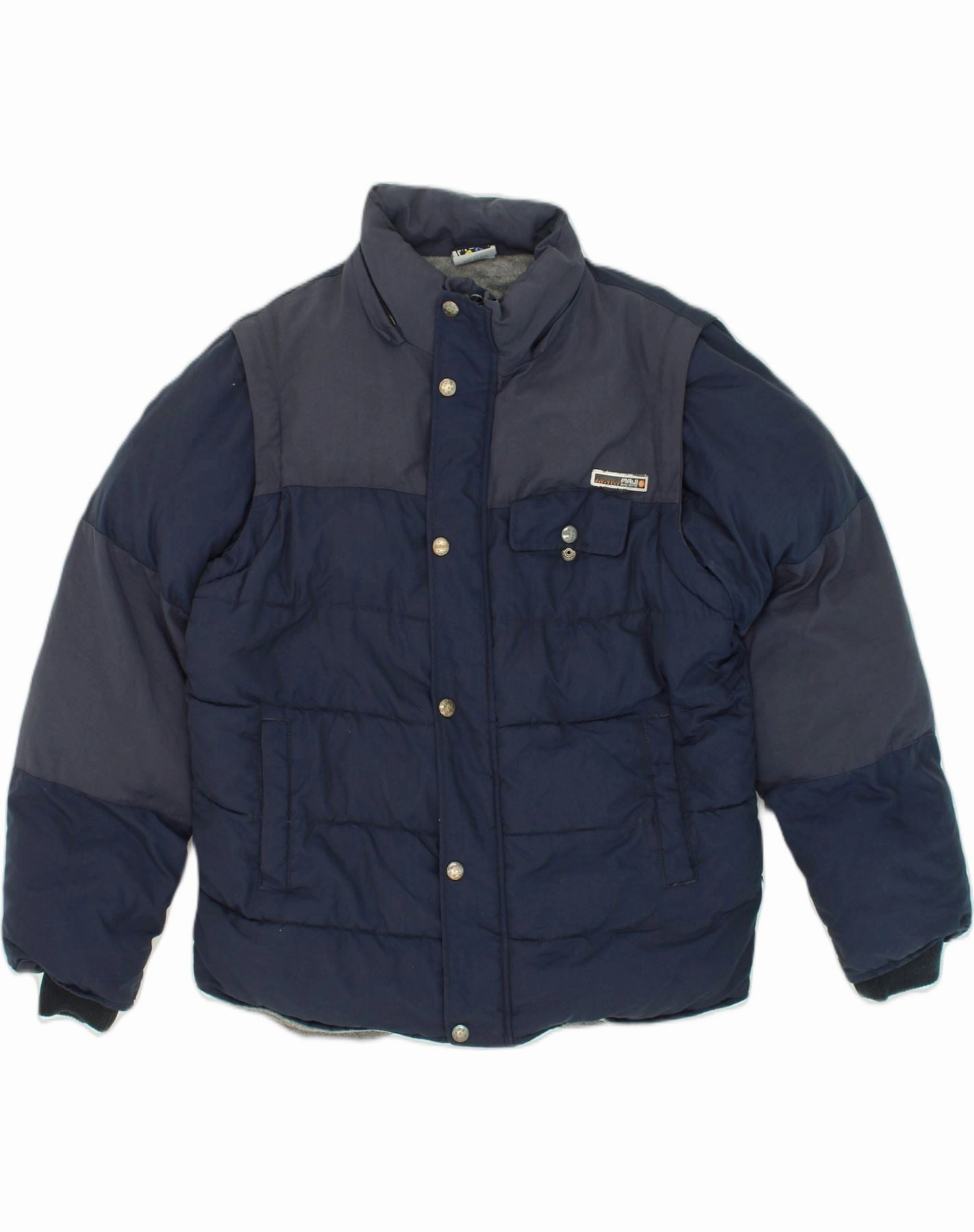 Low Maintenance Shelf MAUI AND SONS Boys Padded Jacket 11-12 Years XL Navy Blue Colourblock