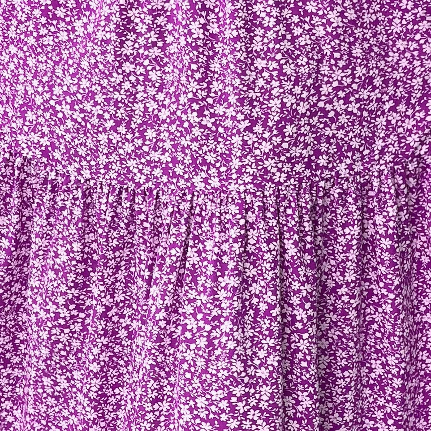 Maxi Skirts for Women Floral Boho Beach Flowy Tiered Midi Skirt High Waisted Long Skirts Drawstring A Line Skirt