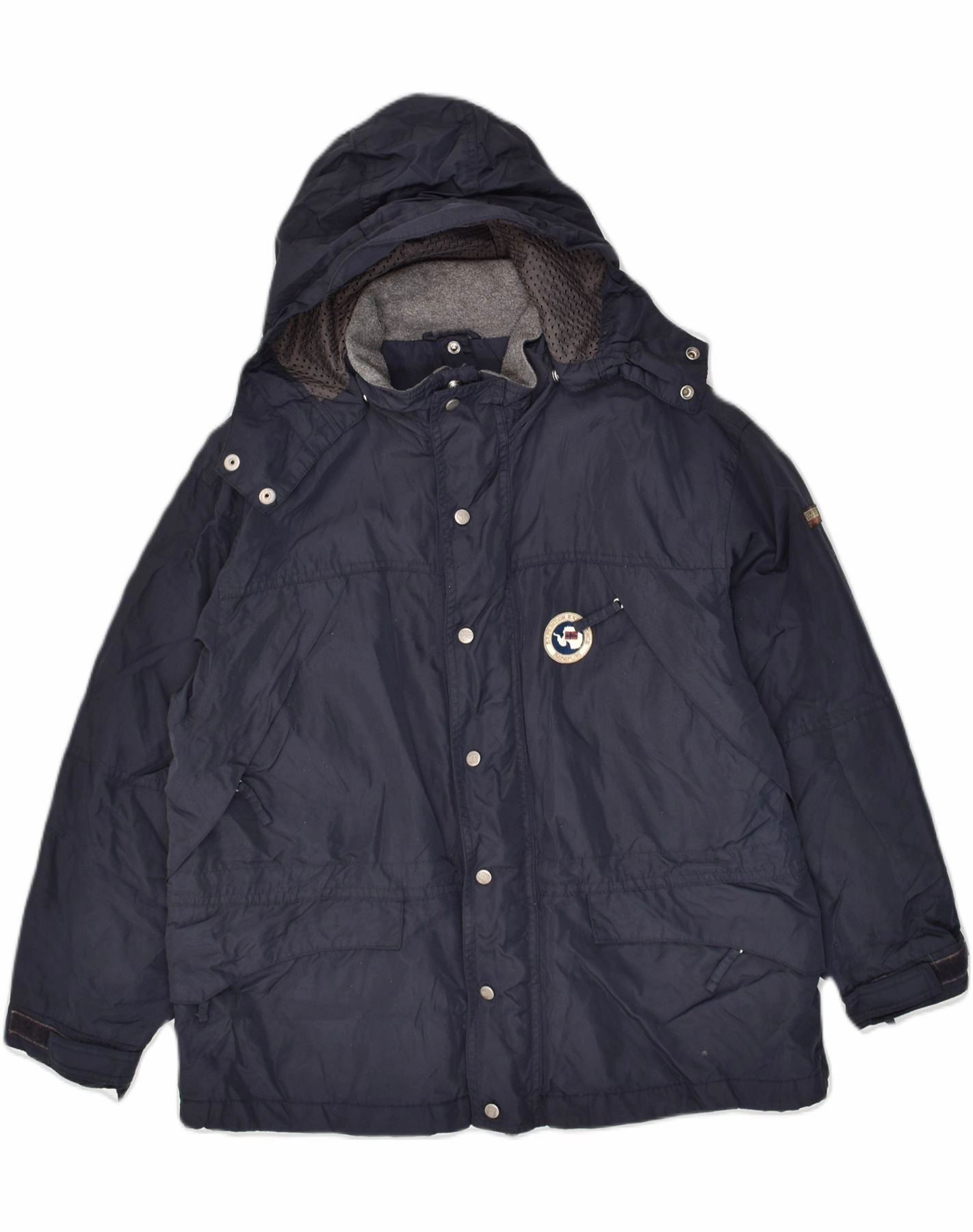 wedding ceremony Weekend Style NAPAPIJRI Boys Hooded Windbreaker Jacket 11-12 Years Navy Blue Nylon