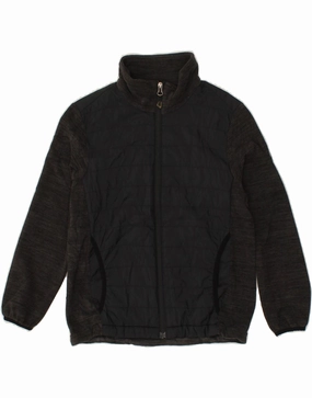 MCKINLEY Boys Bomber Jacket 9-10 Years Grey Rain Comfort Multi Pocket Design