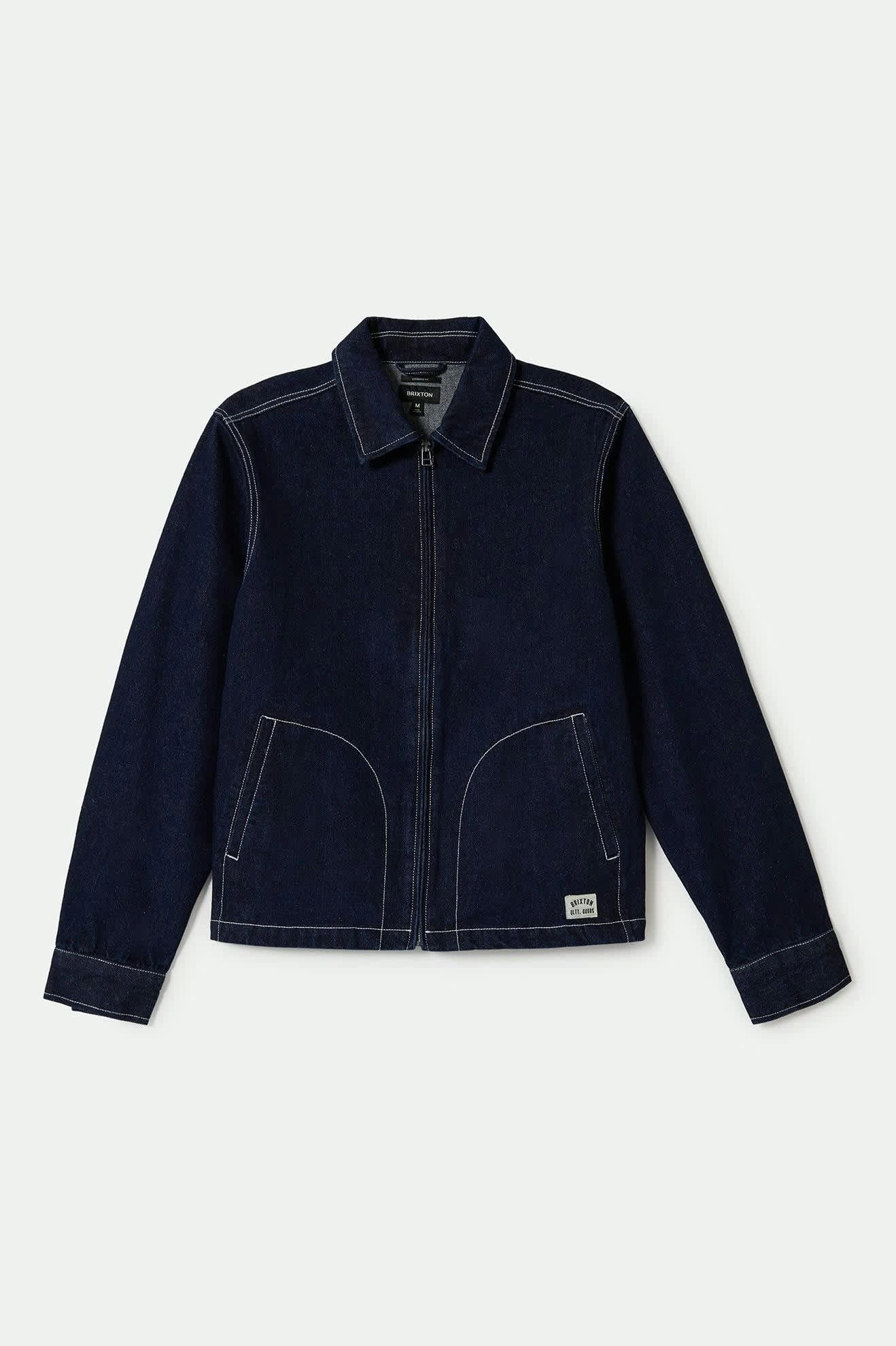 Cool Weather Mechanic Garage Jacket - Rinse Denim