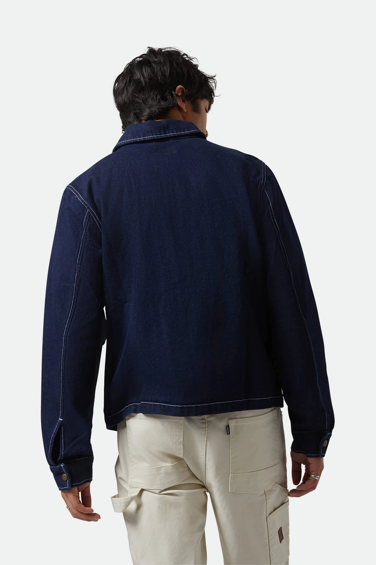 Mechanic Garage Jacket - Rinse Denim Free Motion Design