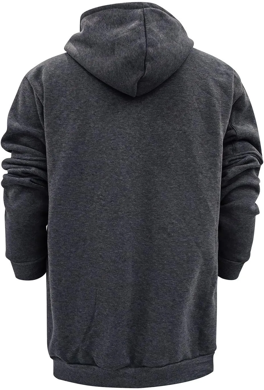 Men Hoodies Full Zip Up Lightweight Big and Tall Sweatshirt Casual Long Sleeve Sports Hooded Jacket Fall Winter Tops