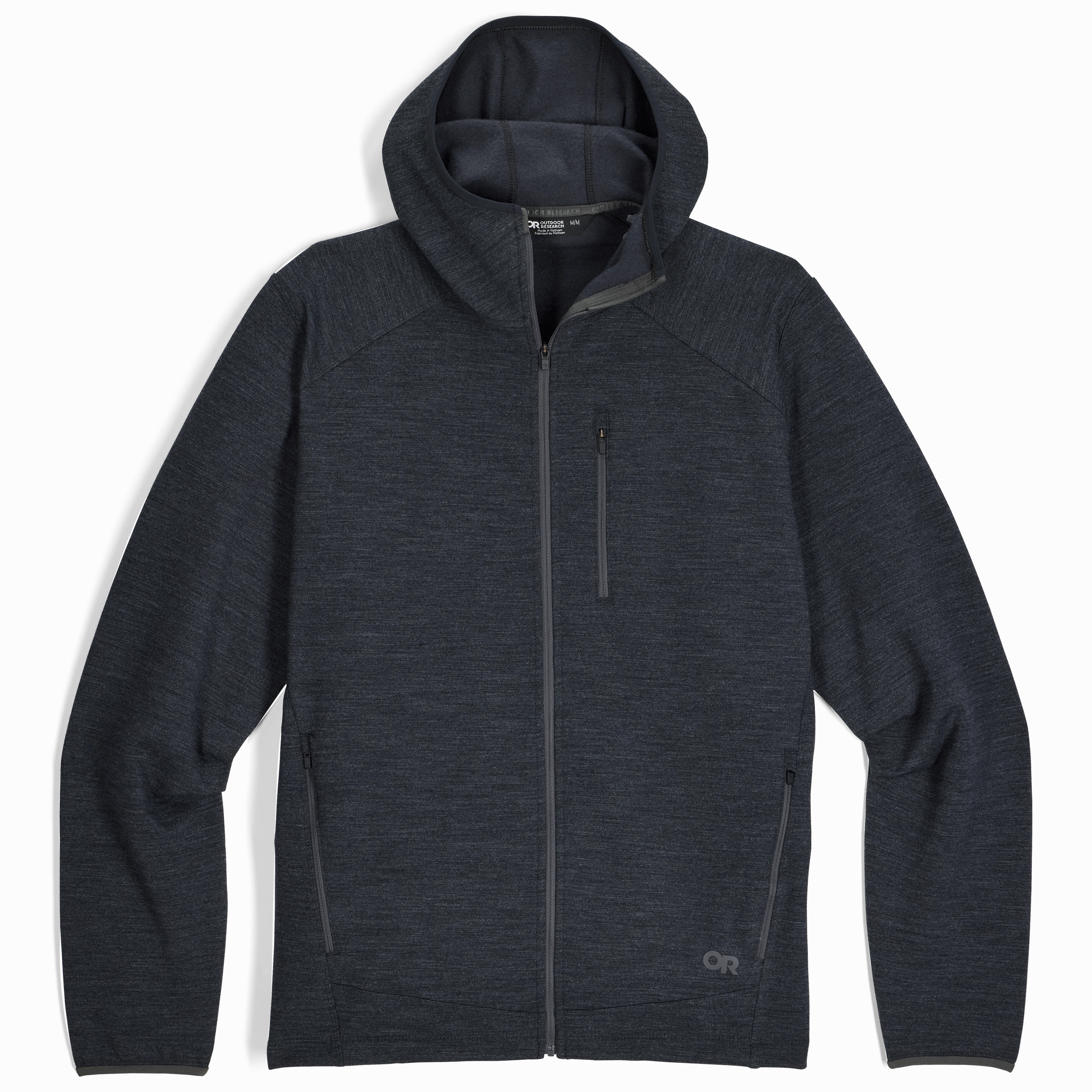 Men's Crescent Fleece Full Zip Hoodie Urban Look