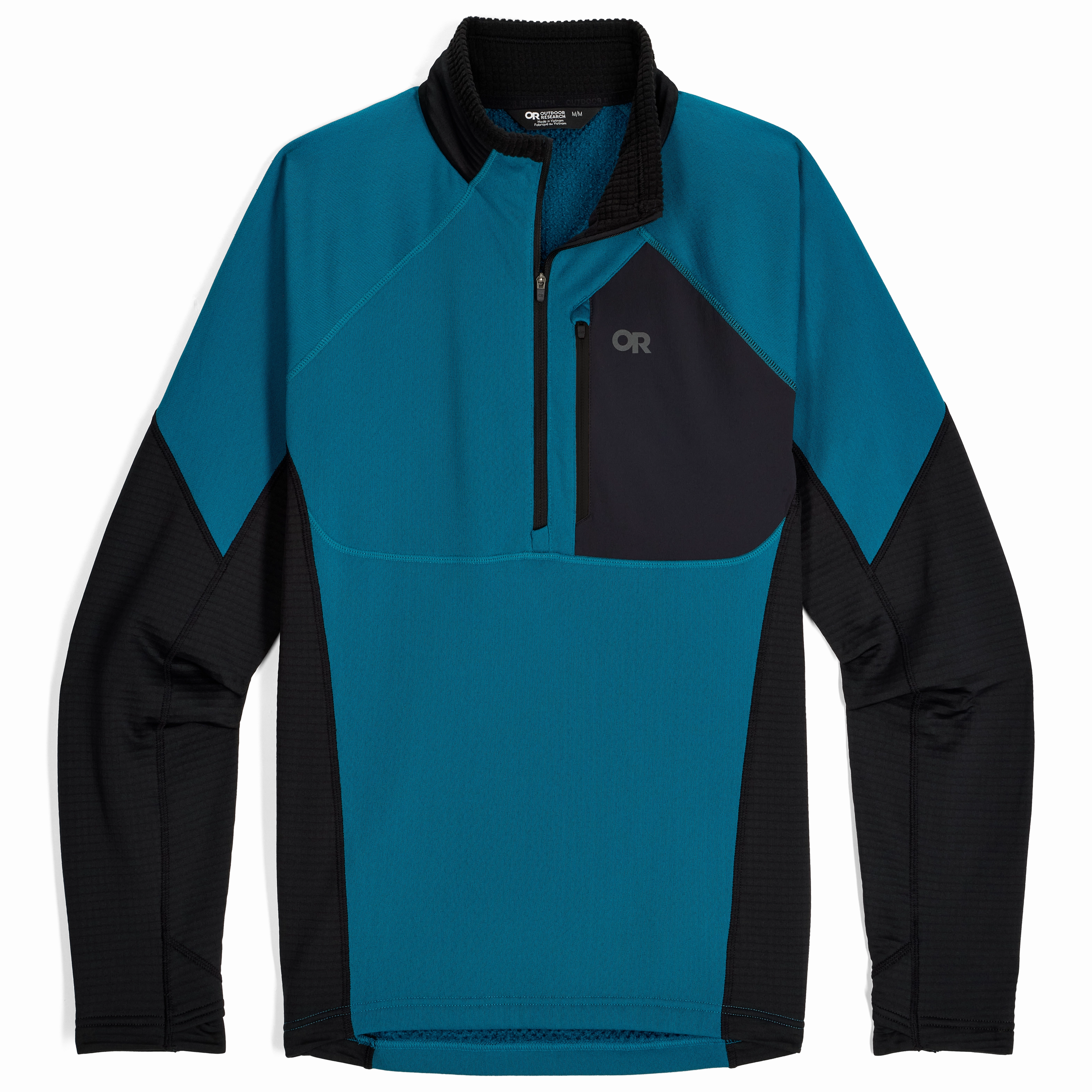 Men's Deviator Fleece Half Zip Simple Look Weather Defense