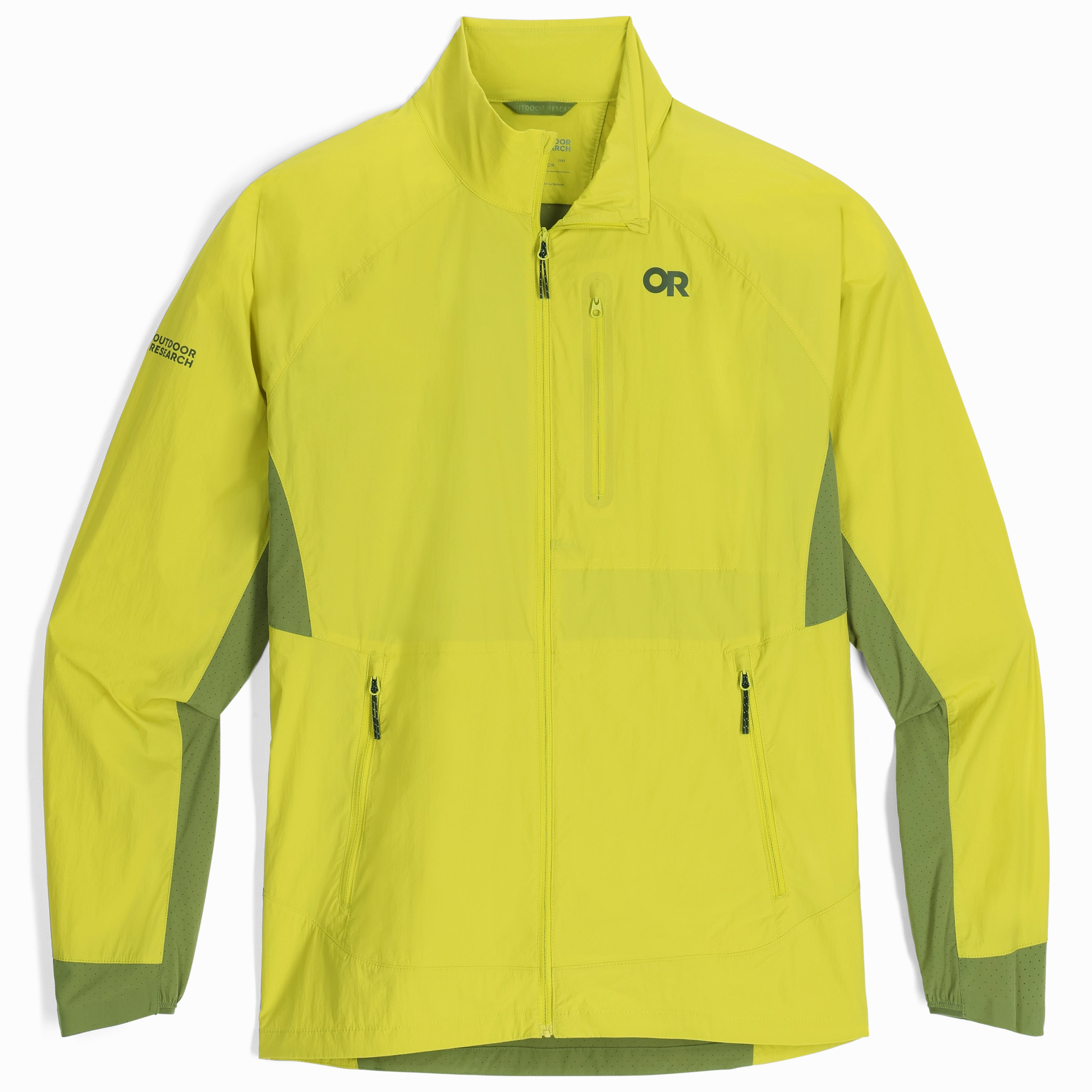 NonIrritating Tagless Neck Men's Deviator Wind Jacket