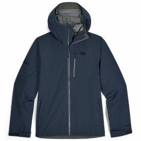 Non Restrictive Silhouette Rack Men's Foray 3L Rain Jacket