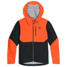 Men's Freewheel MTB Stretch Rain Jacket Soft Shell Material