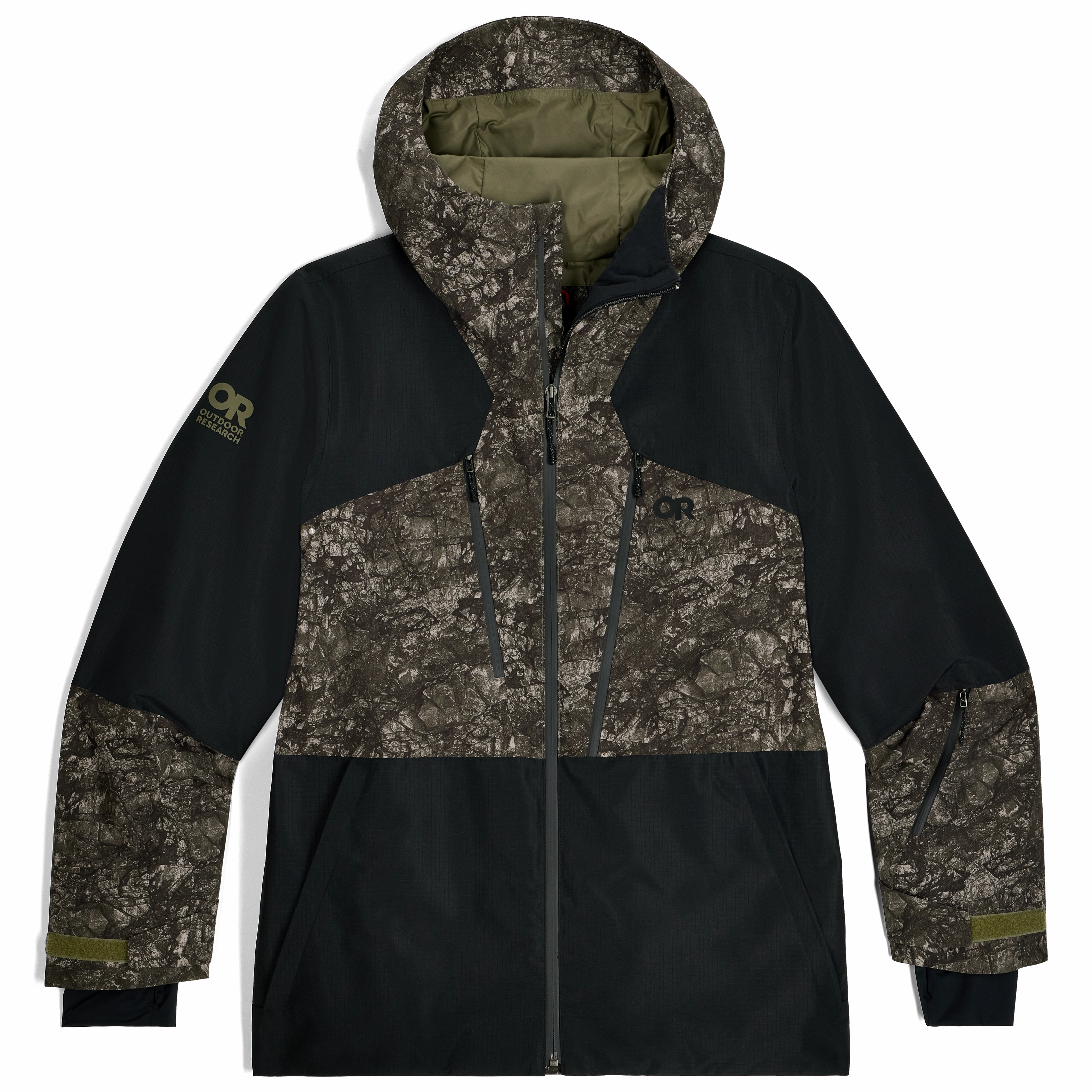Men's Powderverse Jacket Taped Zipper Closures Windproof Shield