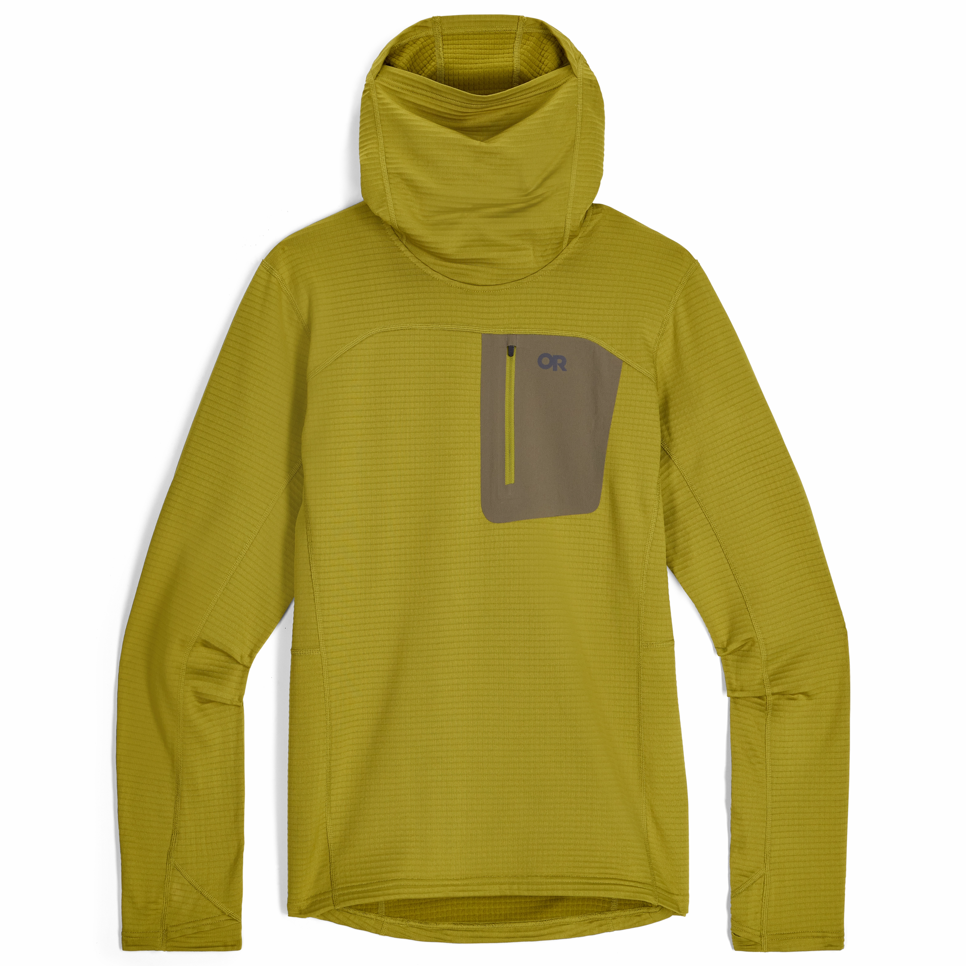 Men's Vigor Grid Fleece Pullover Hoodie Everyday Look Short