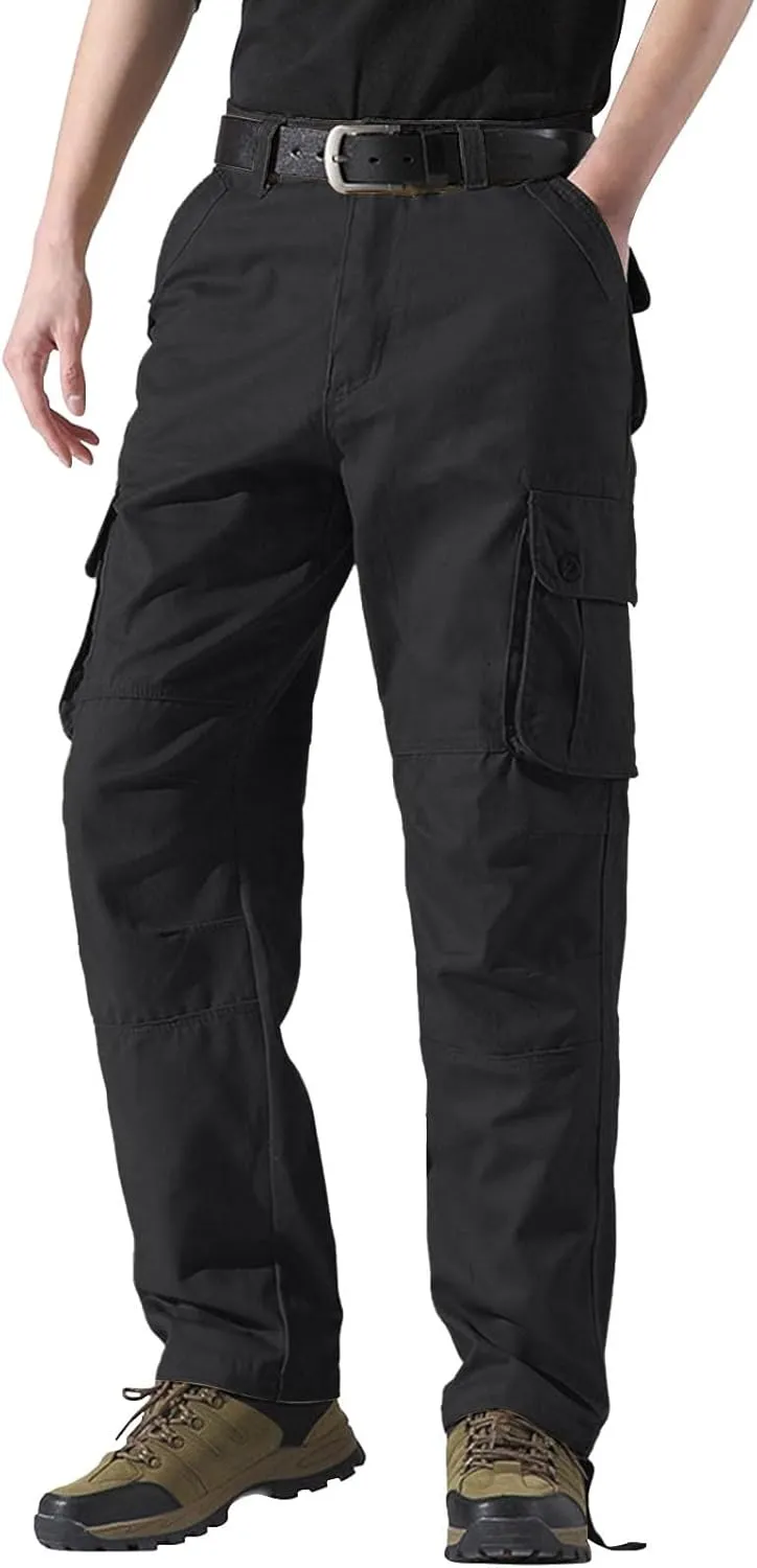 Mens Cargo Pant Drying Casual Pants Multi Pocket Outdoor Sports Hiking Loose Workout Joggers Stretch Sweatpants Mens