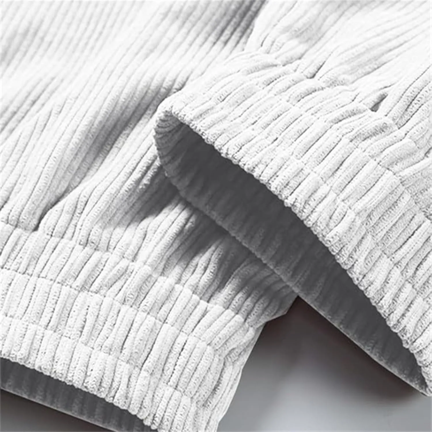 Men's Casual Corduroy Sweatpants Loose Fit Drawstring Elastic Waist Jogger Pants Baggy Sport Cargo Pants with Pockets