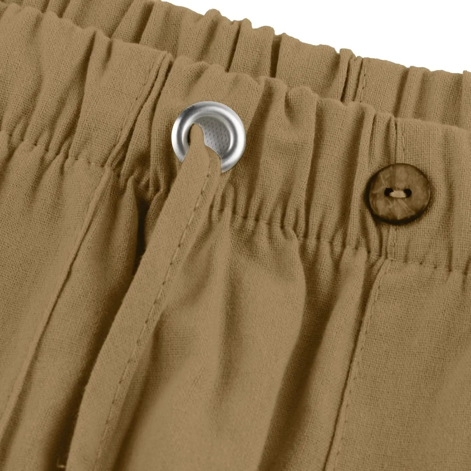 Mens Casual Pants Lightweight Plus Size Casual Pants Drawstring Low Rise Wide Leg Trousers Loose Yoga Pants with Pcokets