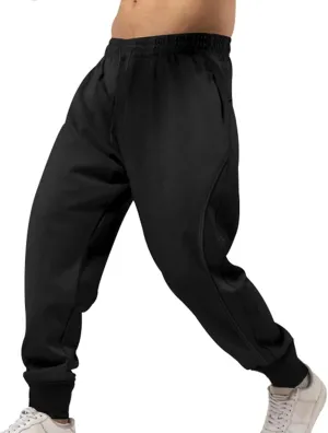Men's Casual Pants Slim Fit Sweatpants Elastic Waist Drawstring Straight Summer Beach Pants