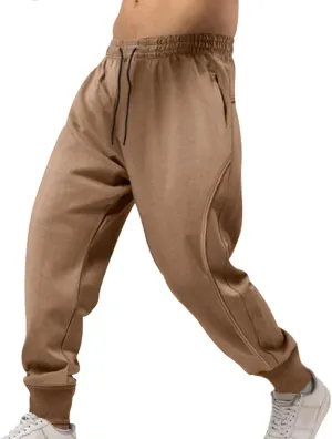 Men's Casual Pants Slim Fit Sweatpants Elastic Waist Drawstring Straight Summer Beach Pants