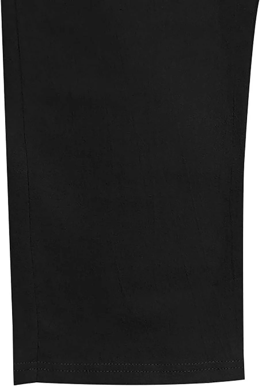 Mens Cotton Linen Pants Casual Elastic Waist Summer Beach Pants Lightweight Breathable Yoga Vacation Dress Trousers