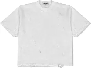 Men's Distressed Casual Oversized Heavyweight Drop Shoulder Garment Dye T-Shirt Tee Short Sleeve