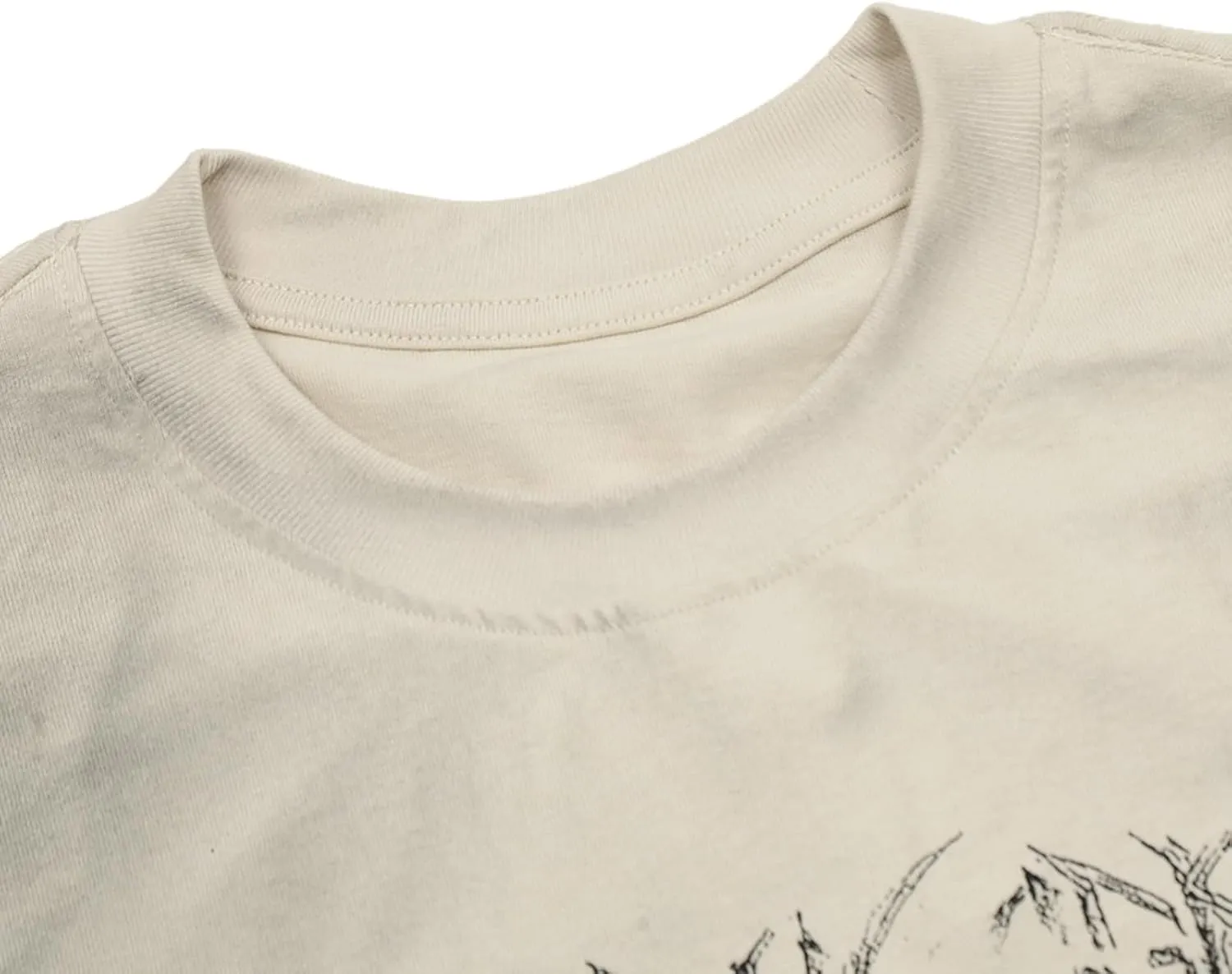 Men's Hip Hop Graphic Print Cotton T-Shirt Fashion Special Design Crewneck Rapper Short Sleeve Tops