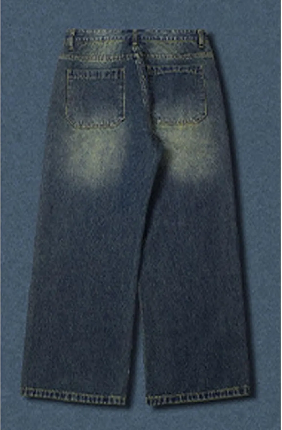 Men's Hip Hop Retro Jeans Relaxed Fit Daily Loose Fit Denim Pants Casual Classic Straight Jeans