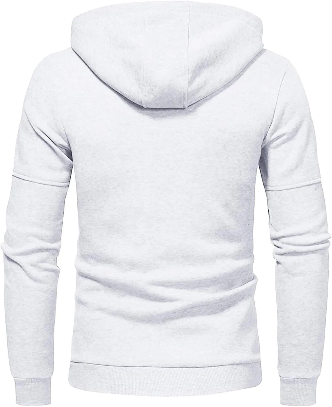 Men's Hoodies Zip up Lightweight Hoodie Sweatshirt Casual Full Zip Long Sleeve Hooded Jacket with Zip Pockets