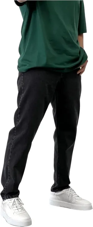 Mens Jeans Relaxed Fit, Mens Casual Pants Baggy Mens Jeans Straight Fit Loose Boot Cut for Men Jeans