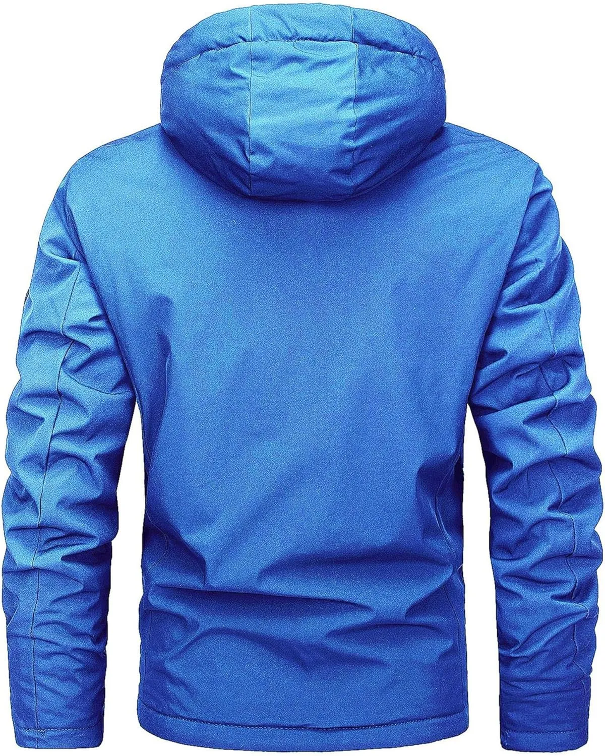 Men's Lightweight Waterproof Rain Jacket Hiking Windbreake Jacket Shell Hooded Outdoor Raincoat Overcoat for Travel