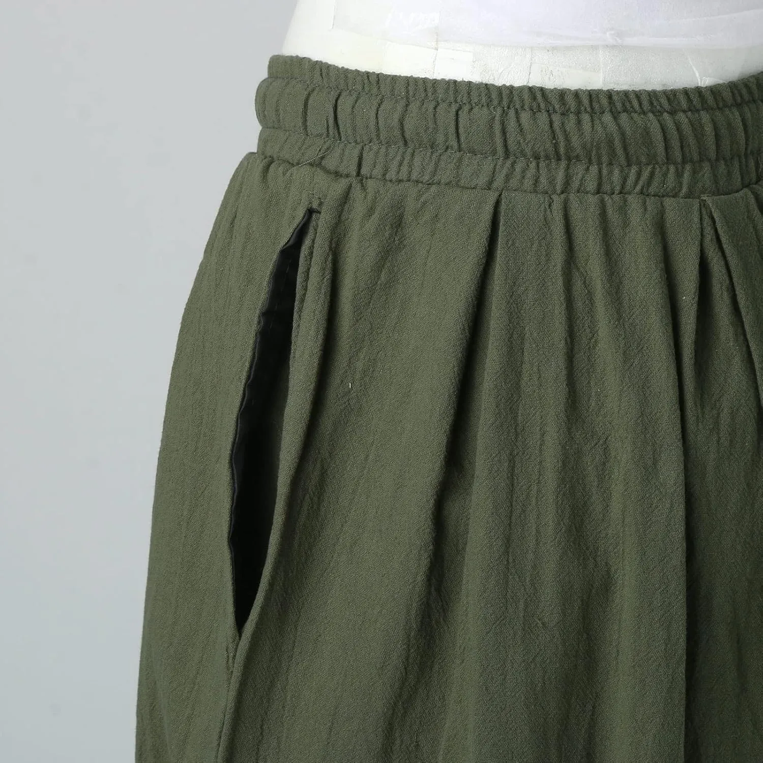Mens Linen Beach Pants Big Tall Elastic Classic Waist Lounge Beach Pants Summer Casual Straight Leg Dress Trouser